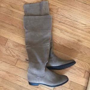 Brand new gorgeous over the knee suede boots